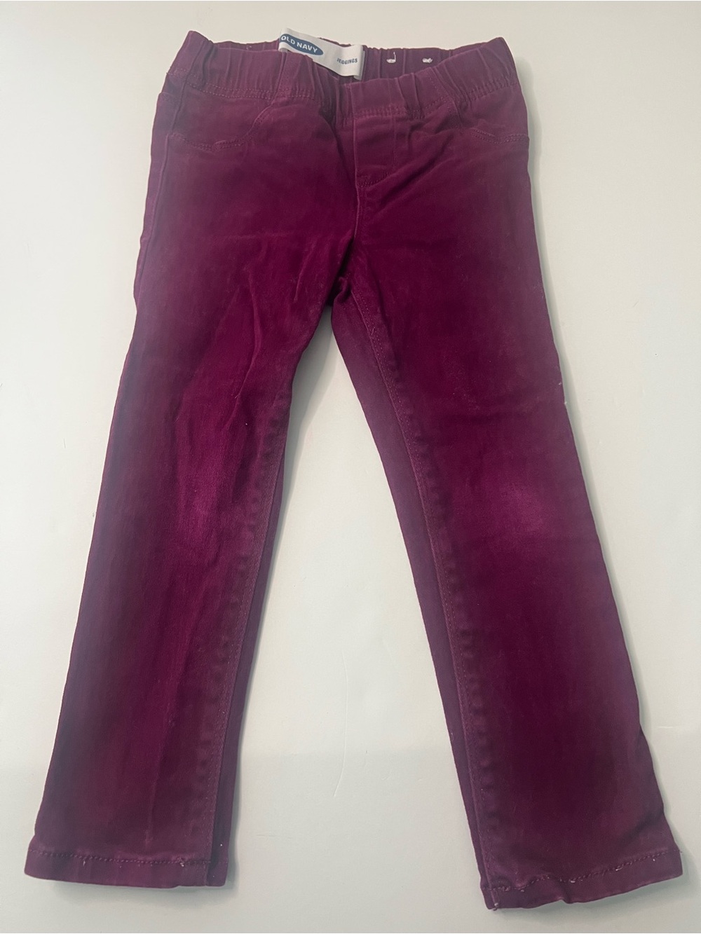 Girls 3T Old Navy burgundy/Wine colored jeggings